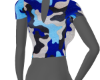 CAMO BLU TOP