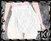 |K| White Skirt Mesh