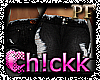 !C! PF|Blk Listed Jeans
