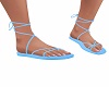 summer sandals blue