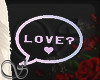 S! Love? Chat Bubble