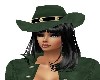 COWGIRL OLIVE HAT