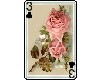 Pink antique rose card