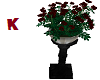 Flower Pedestal Red