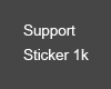 1k support sticker