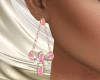 Gold Pink Earring