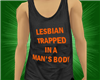 Lesbian Trapped Tank