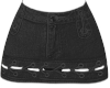 Black Denim Skirt