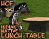 HCF native lunch table