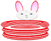 bunny chair red