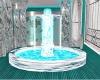Blue marble fountain
