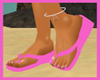 Summer Pink Flip Flops