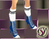 Sneekers W/ Socks BLUE