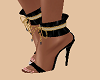 Black/Gold heels
