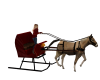 animated horse sleigh