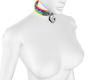 rainbow bean collar