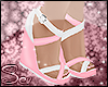 *S Summer Sandals Pink