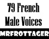 79 French Male Voices