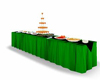 Green Buffet Table