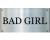 "Bad Girl" Tag Collar