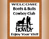 CowboyClubRoom Sign