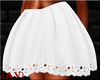 (AV) White Lace Skirt
