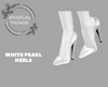 White Pearl  Heels