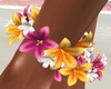 Hawaiian Flower Anklets
