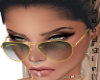 sunglasses lunette gold