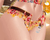 MxU-Orange floral shorts