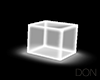 Glowing White Cube