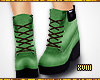 ! Green Booties