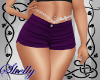 {SS} Leather Purple Shor