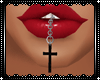 Lip Chain Cross