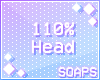 +Head Scaler 110%
