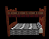 b76 wood carved bed
