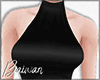 [Bw] Black Halter Dress
