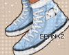 !!S Sneakers W Baby Blue