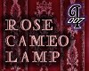 Rose Cameo Lamp