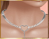 SILVER HEART NECKLACE