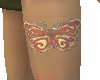 Butterfly Thigh Tatoo