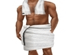 White Beach Towel