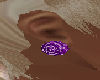 Purple Rose Studs