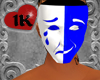 !!1K 2 faced mask blue 
