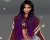 Black and Purple Hair