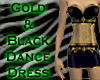 Gold & Black Dance Dress