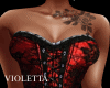 Gothic Red Corset  RLL