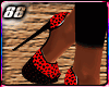 !88! Red Leopard Heels