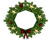 red.gold xmas wreath
