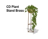 CD Plant Stand Brass